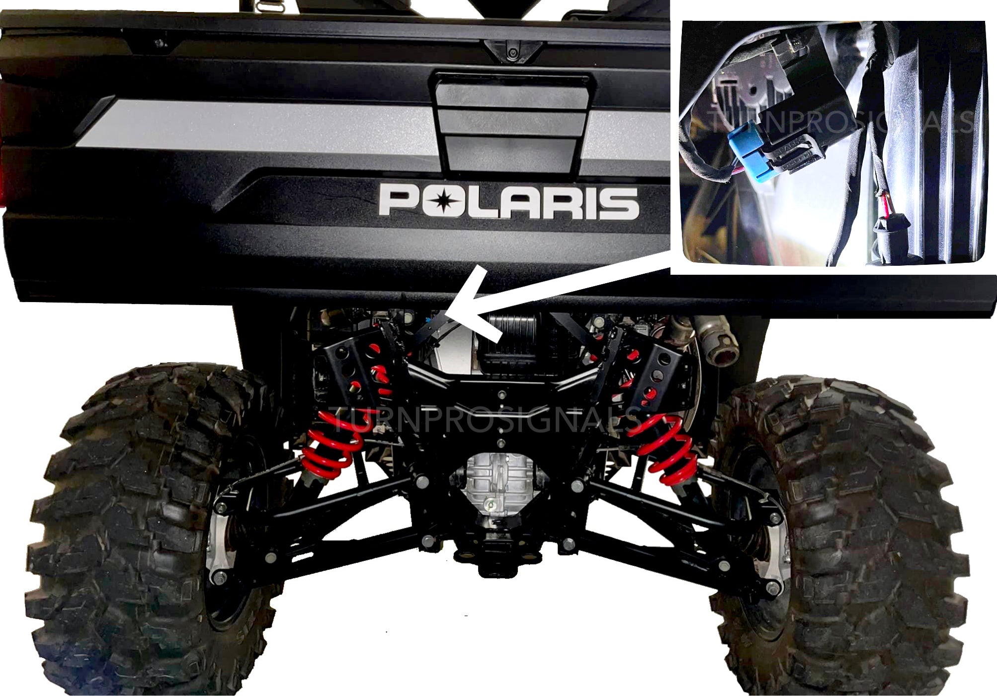 Polaris Ranger Plug & Play Backup Light Kit