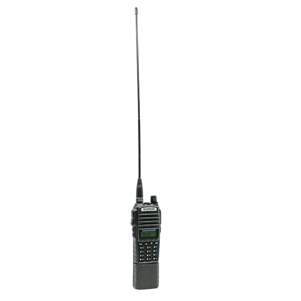 Baofeng UV-82 Long Antenna & Extended Battery Installed