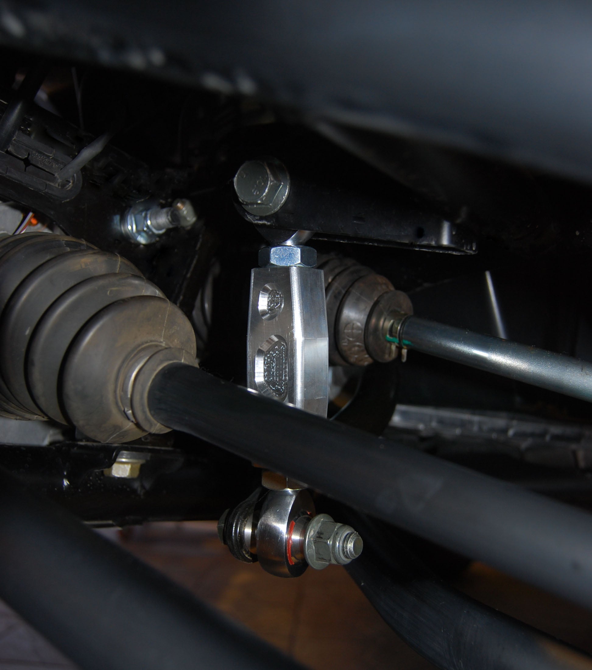 POCKETED POLARIS RZR HIGH CLEARANCE RADIUS ROD SET SUSPENSION BILLET ALUMINUM MADE IN USA SWAY BAR LINKS