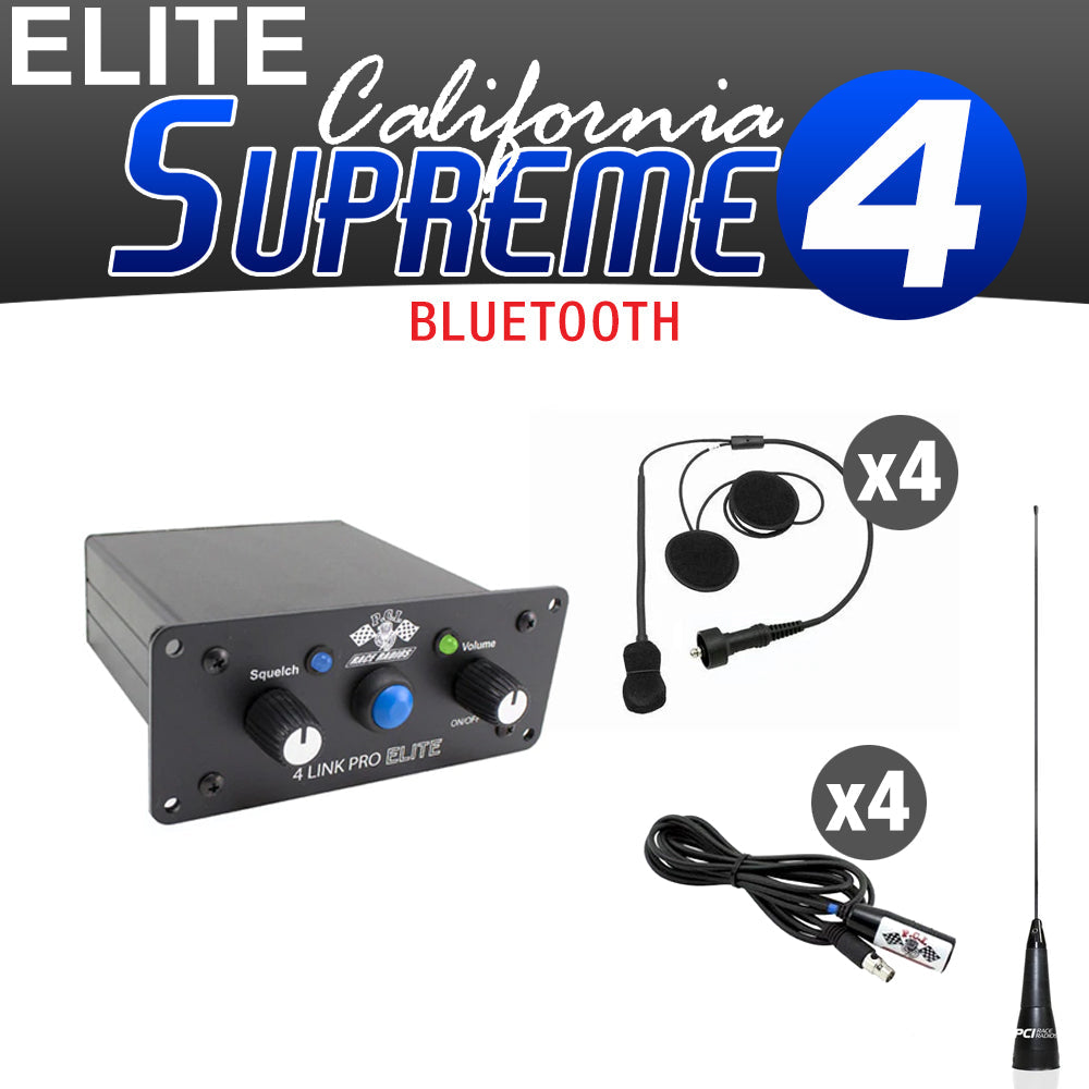 Elite California Supreme Package 4 Seat With Bluetooth