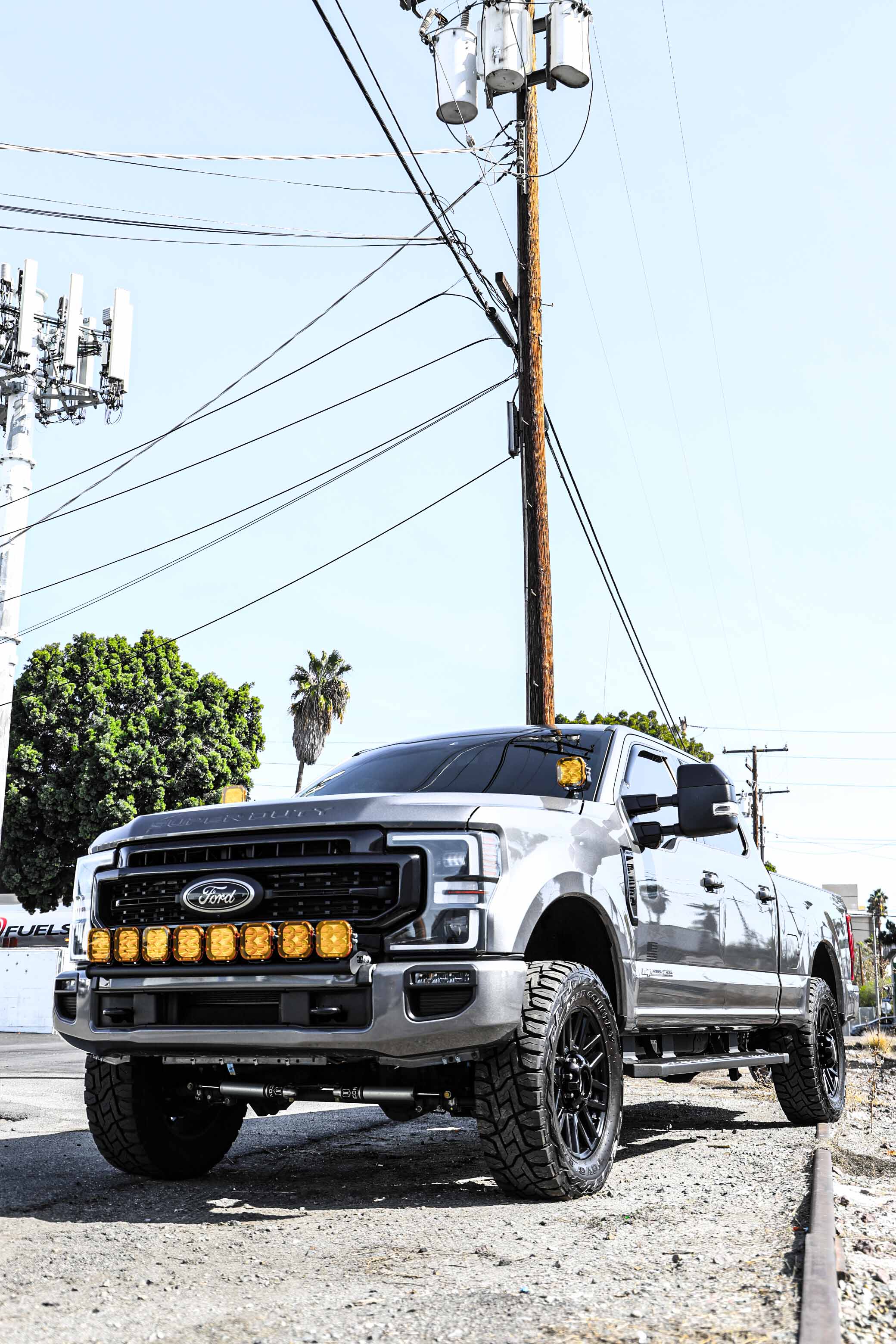 Ford F250 Bumper LED Light Bar 8 Pods GGLIGHTING