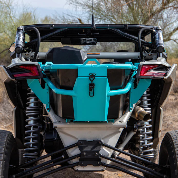 B2G Can Am X3 Rear Storage and Tire Rack