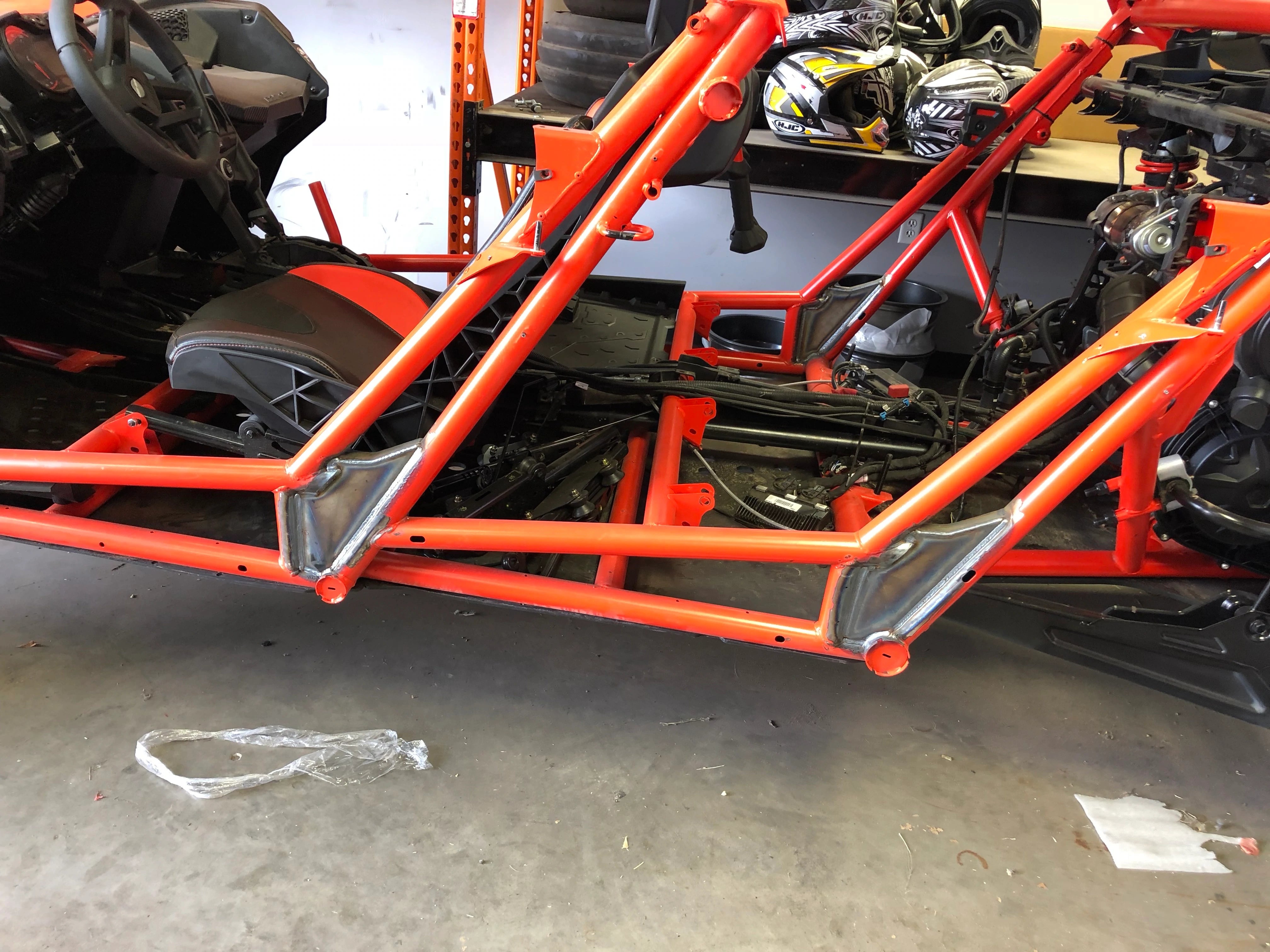 TMW Can Am X3 MAX Weld in Frame Gussets - G Life UTV Shop Parts