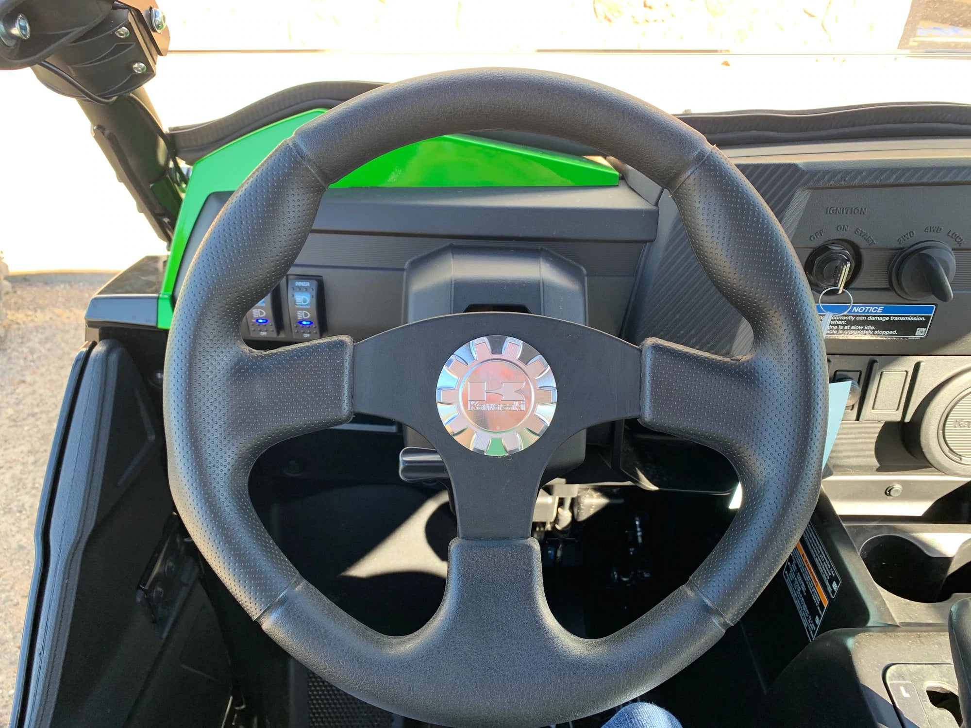 Kawasaki Teryx 2/4 Billet Steering Wheel Cap - G Life UTV Shop Parts