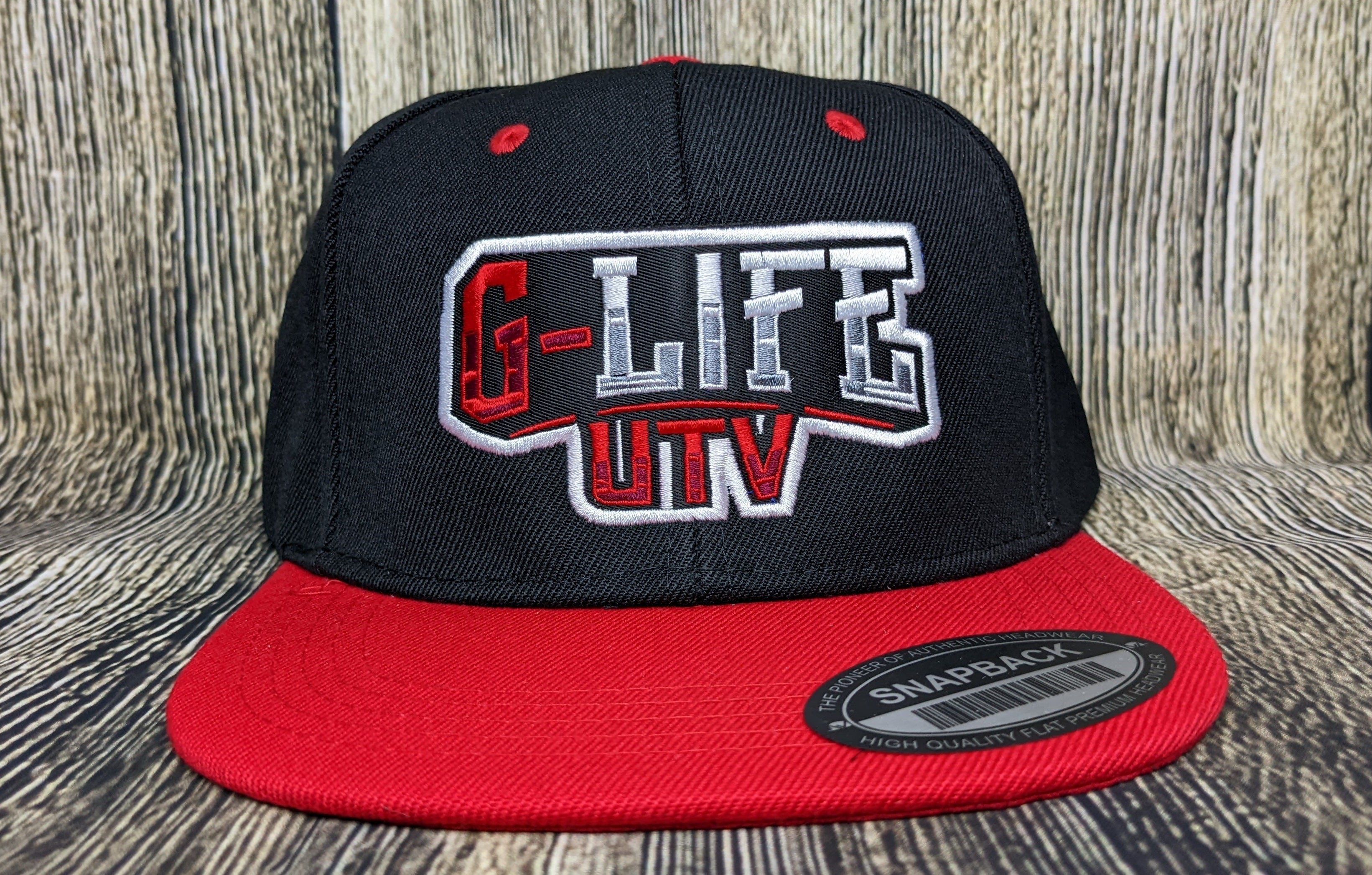 G Life UTV - Black/Red Snapback Hat
