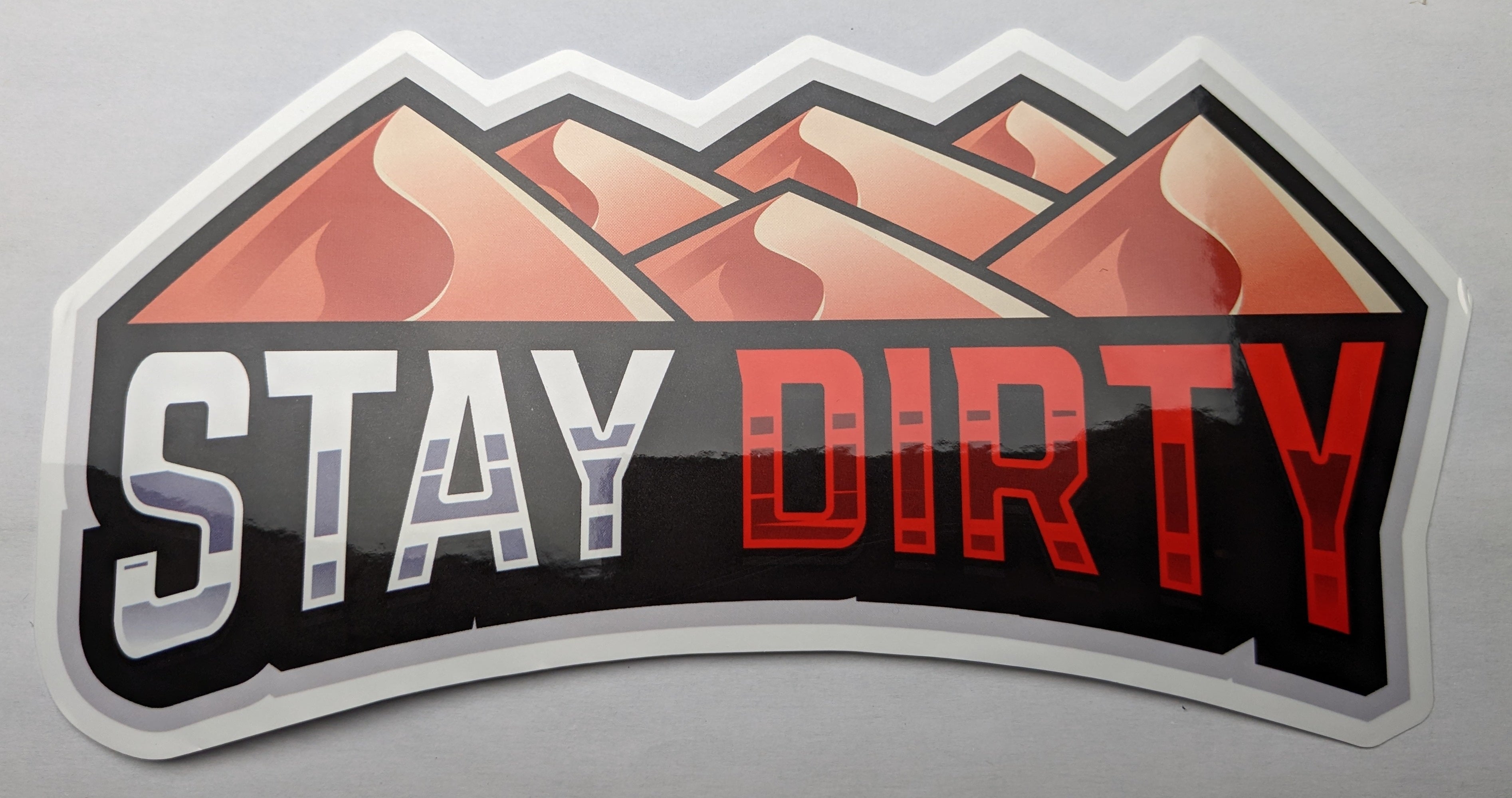 Stay Dirty Dunes Sticker