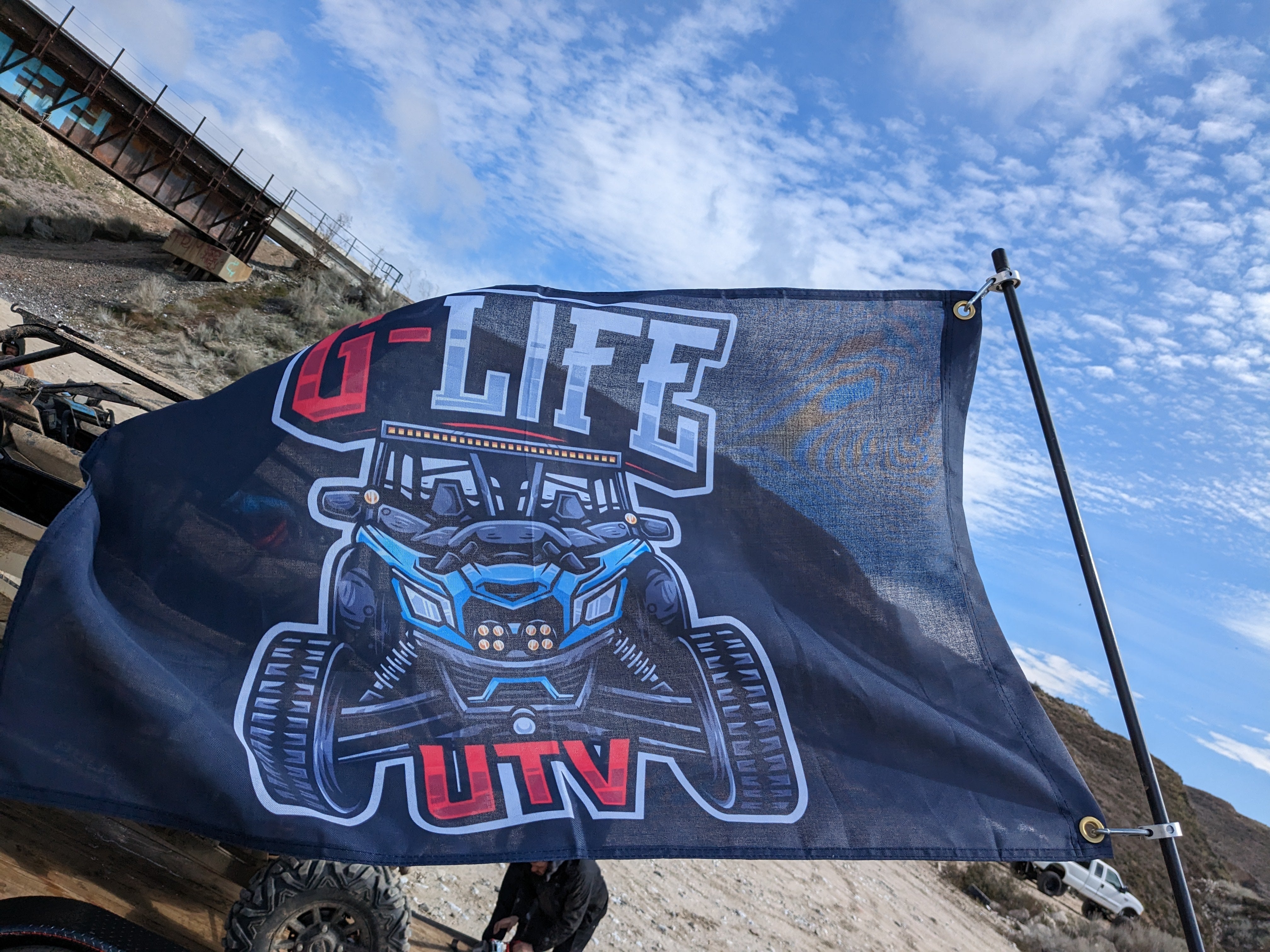 G Life UTV X3 Whip Flag 2'x3'