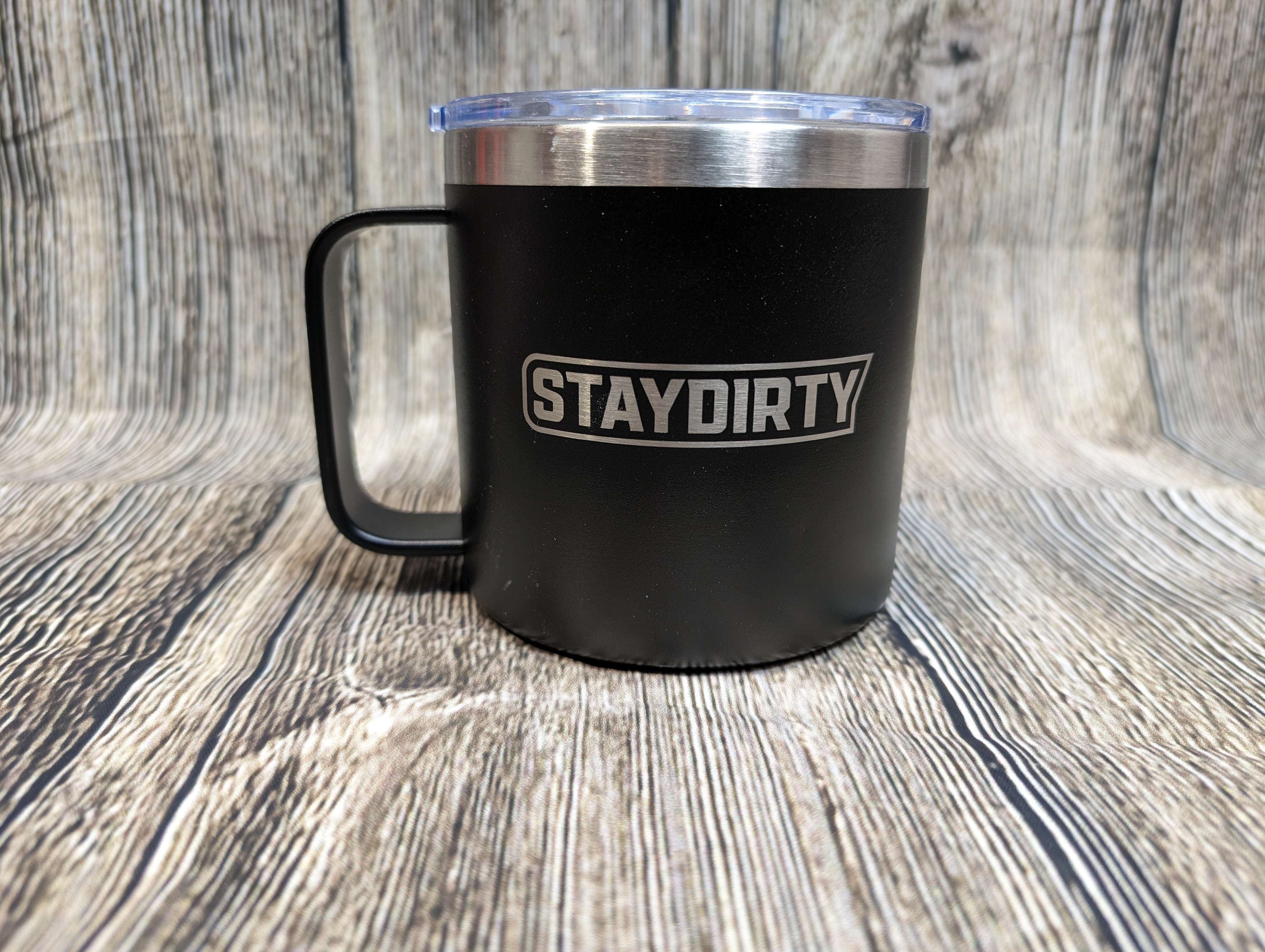 Stay Dirty 14 oz Mug Stainless
