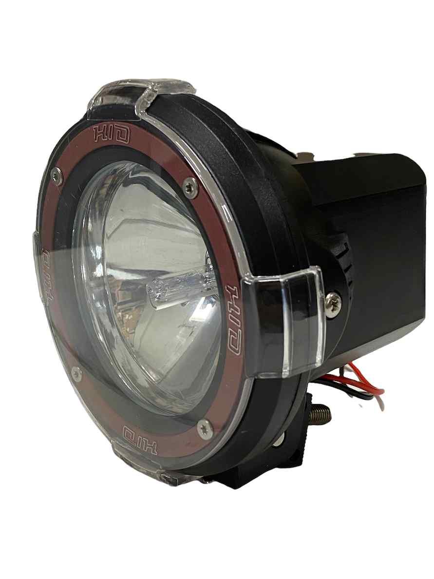 4" Red Ring HID Round Light off roading lights