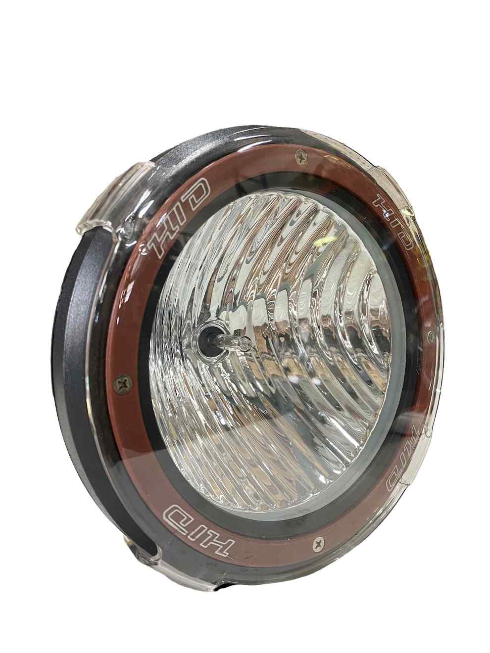 7" Red Ring HID Round Light
