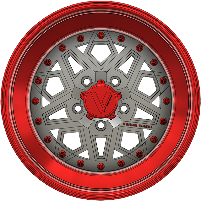 V-10 UTV Wheels Billet Aluminum Lightweight For Polaris Pro R