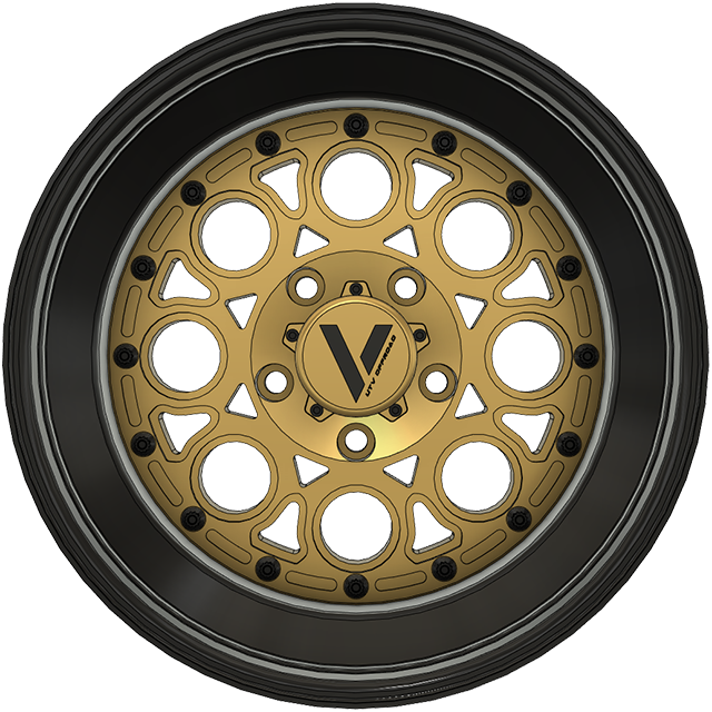 V-14 UTV Wheels Billet Aluminum Lightweight For Polaris Pro R