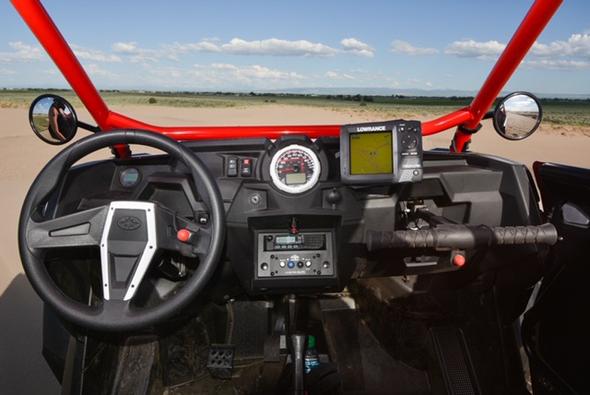 RZR PULL OPEN BOX REPLACEMENT RADIO AND INTERCOM BRACKET