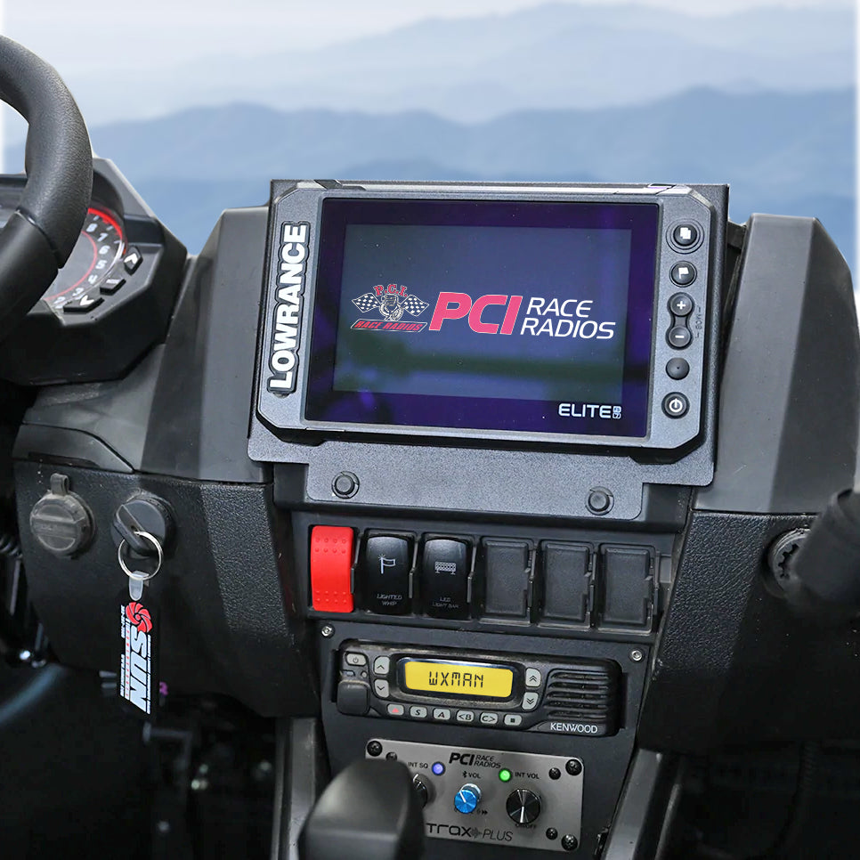 RZR Pro Series 7" GPS Bracket Installed