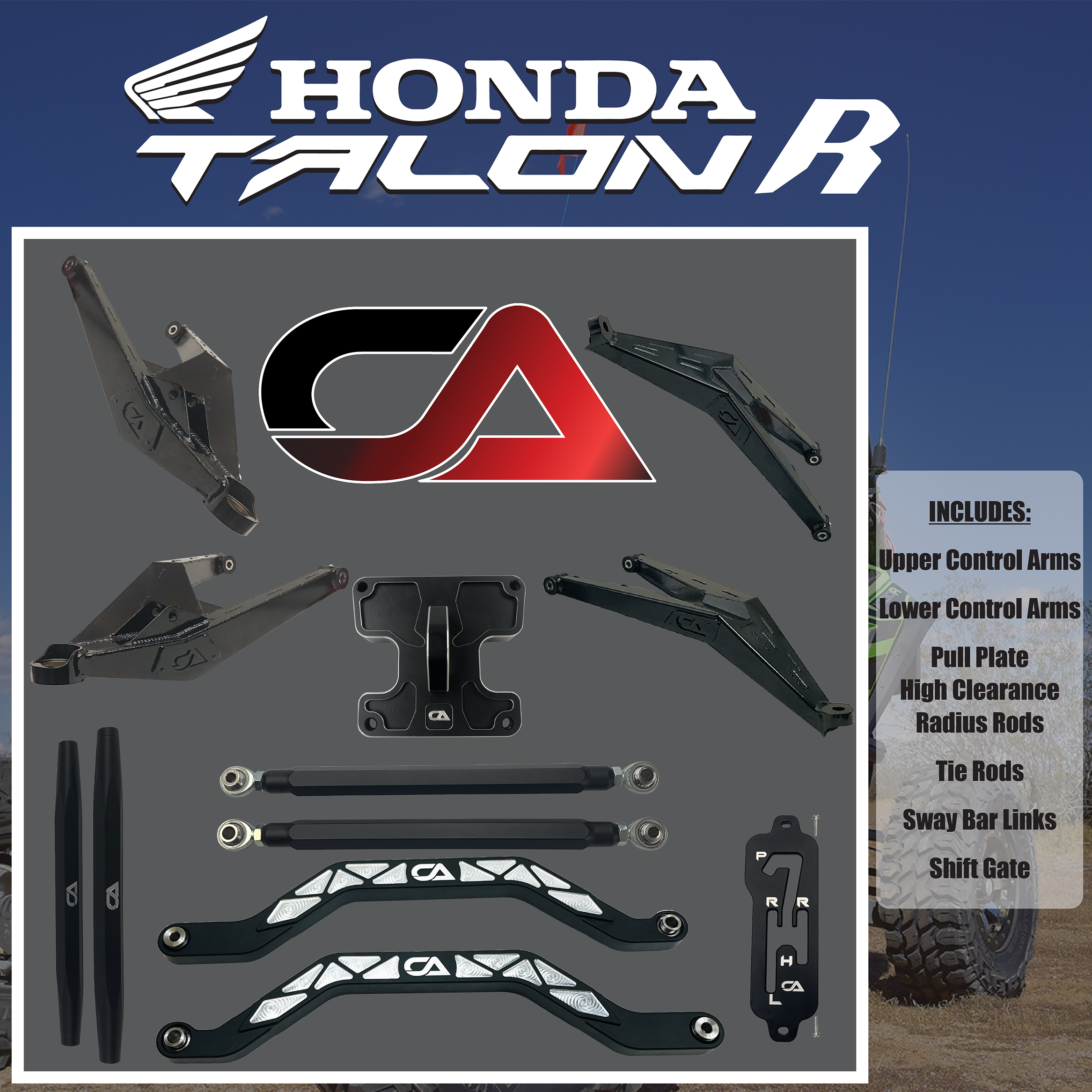 Honda Talon R Suspension Package