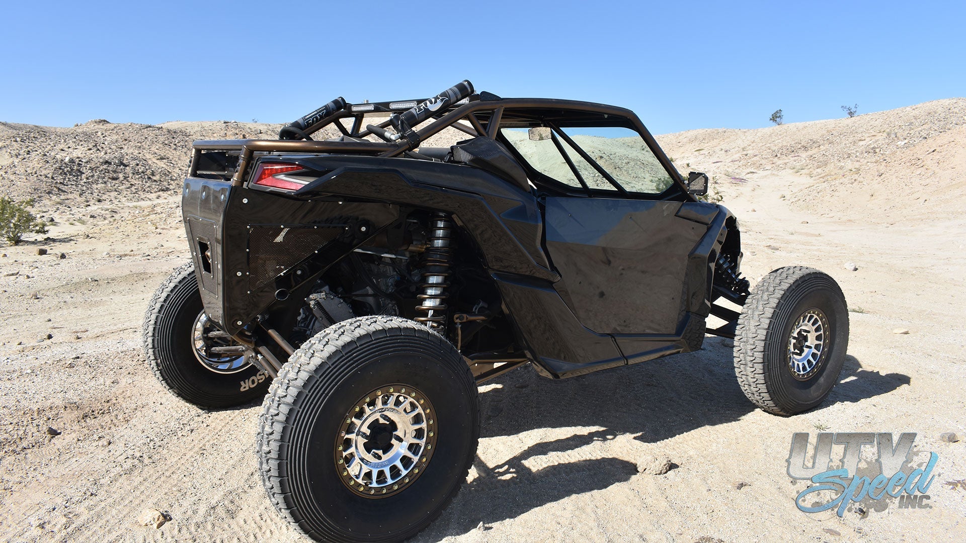 17-23 Can-Am Maverick X3 2DR Cage with Attached Rear Bumper by UTV Speed, Inc. Proudly made in the USA Customizable to your needs.