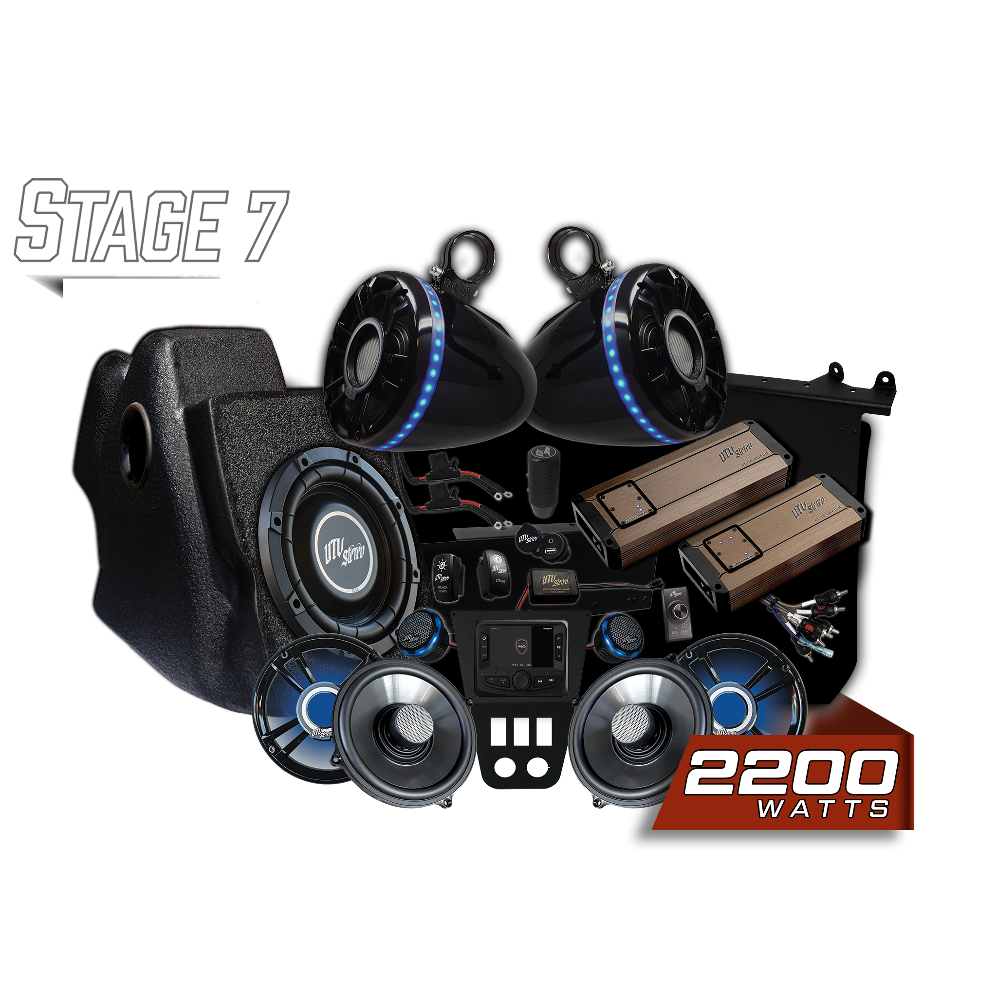 RZR® Pro Series Elite Stage 7 Stereo Kit | UTVS-PRO-S7-E