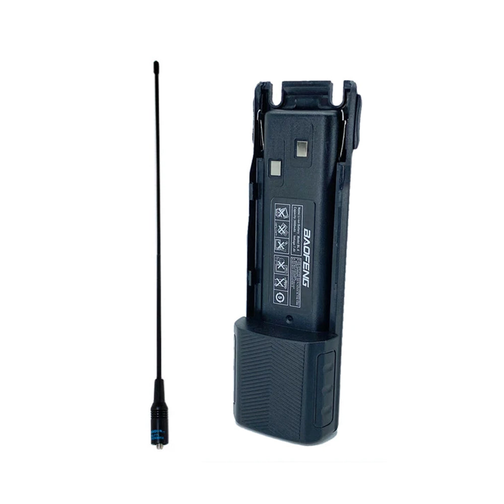 Baofeng UV-82 Long Antenna & Extended Battery