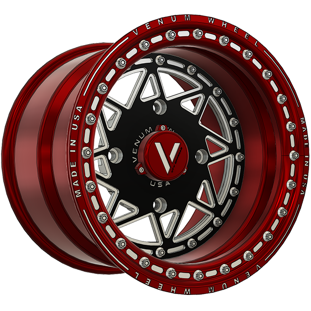 V-11 Beadlock UTV Wheels Lightweight Billet Aluminum For Can Am RZR YXZ