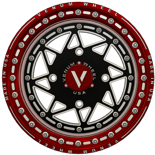 V-11 Beadlock UTV Wheels Lightweight Billet Aluminum For Can Am RZR YXZ