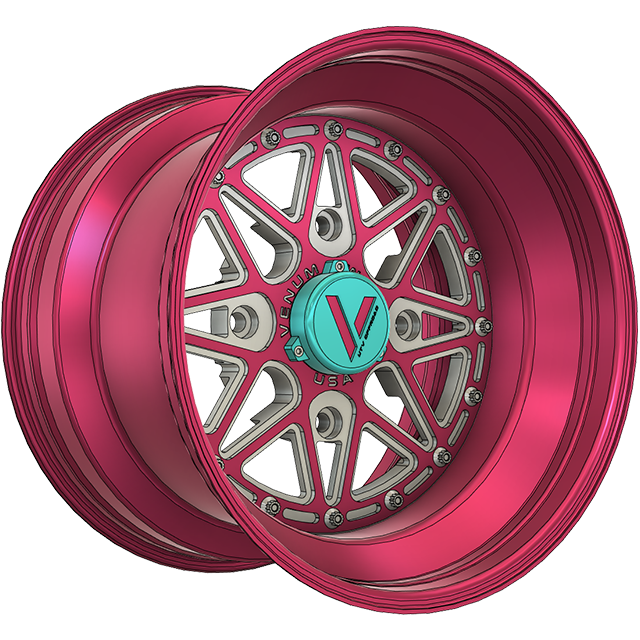 V-16 UTV Wheels Billet Aluminum Lightweight For Can Am RZR YXZ
