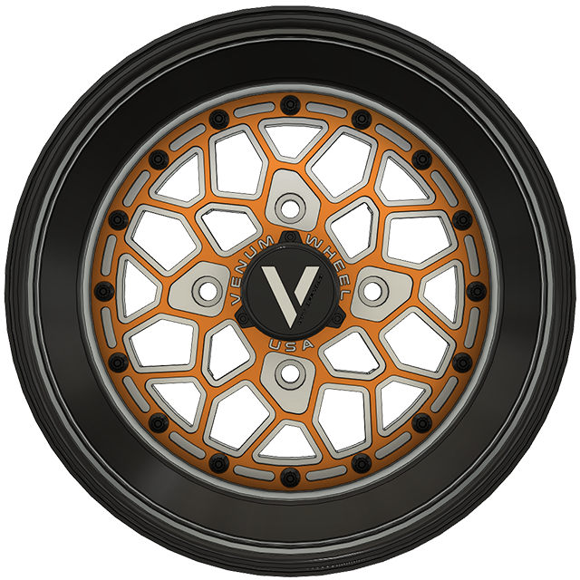 V-17 UTV Wheels Billet Aluminum Lightweight For Can Am RZR YXZ