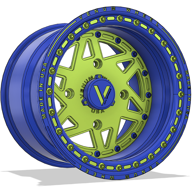 V-1 Beadlock UTV Wheels Lightweight Billet Aluminum For Can Am RZR YXZ