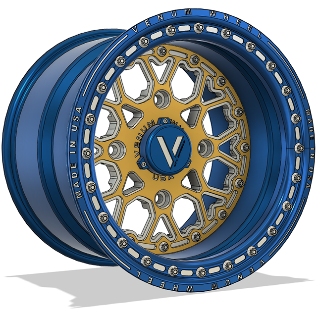 V-3 Beadlock UTV Wheels Lightweight Billet Aluminum For Can Am RZR YXZ