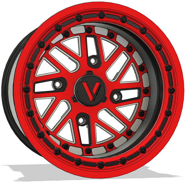 V-4 UTV Wheels Billet Aluminum Lightweight For Can Am Rzr Yxz