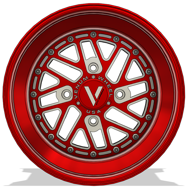 V-4 UTV Wheels Billet Aluminum Lightweight For Can Am Rzr Yxz