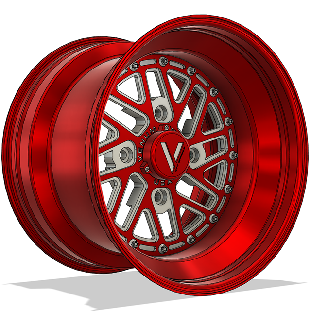 V-4 UTV Wheels Billet Aluminum Lightweight For Can Am Rzr Yxz