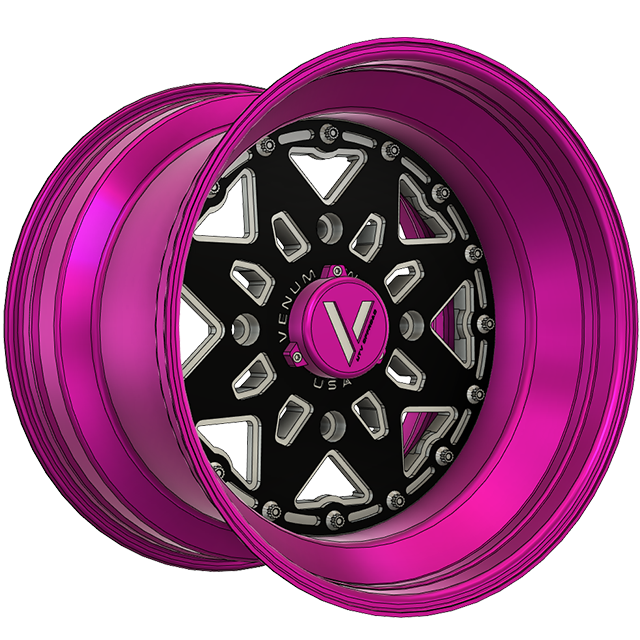 V-6 UTV Wheels Billet Aluminum Lightweight For Can Am Rzr Yxz