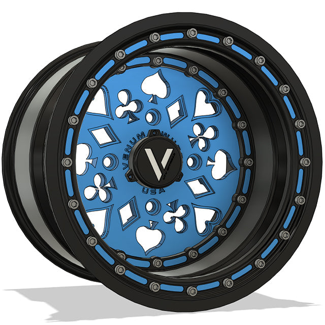 V-9 Beadlock UTV Wheels Lightweight Billet Aluminum For Can Am RZR YXZ