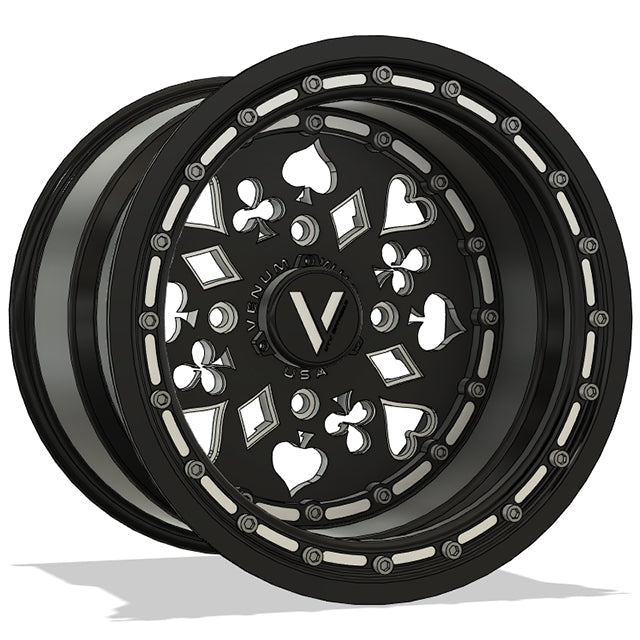 V-9 Beadlock UTV Wheels Lightweight Billet Aluminum For Can Am RZR YXZ