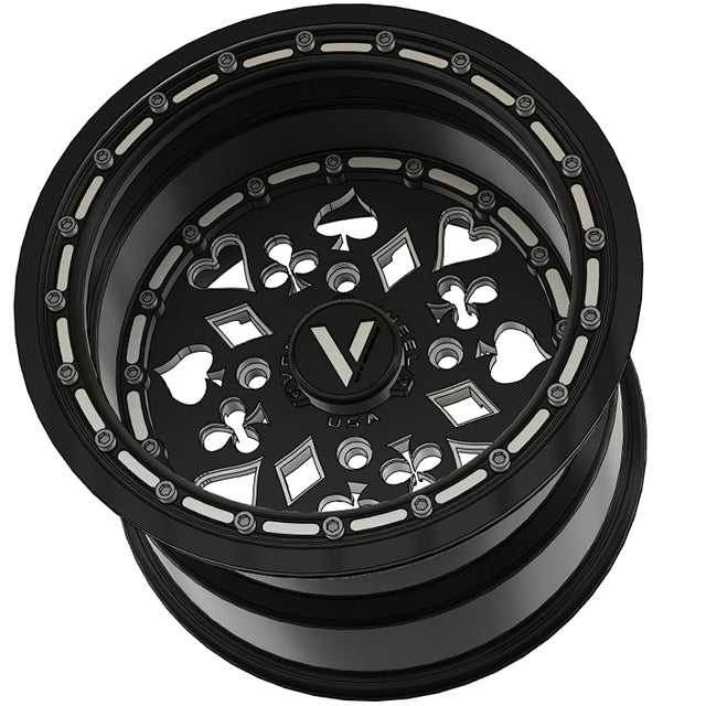 V-9 Beadlock UTV Wheels Lightweight Billet Aluminum For Can Am RZR YXZ