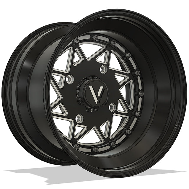 V-11 UTV Wheels Billet Aluminum Lightweight For Can Am Rzr Yxz