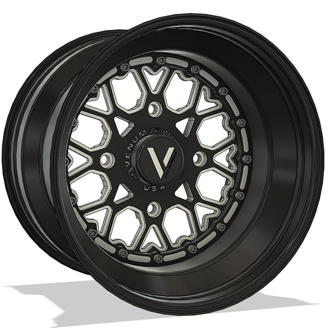 V-3 UTV Wheels Billet Aluminum Lightweight For Can Am Rzr Yxz