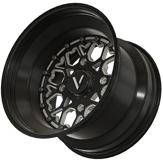 V-3 UTV Wheels Billet Aluminum Lightweight For Can Am Rzr Yxz