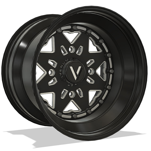 V-6 UTV Wheels Billet Aluminum Lightweight For Can Am Rzr Yxz