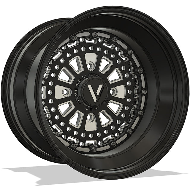 V-7 UTV Wheels Billet Aluminum Lightweight For Can Am Rzr Yxz