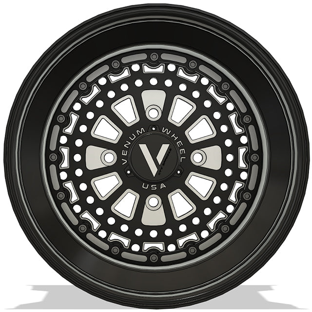 V-7 UTV Wheels Billet Aluminum Lightweight For Can Am Rzr Yxz