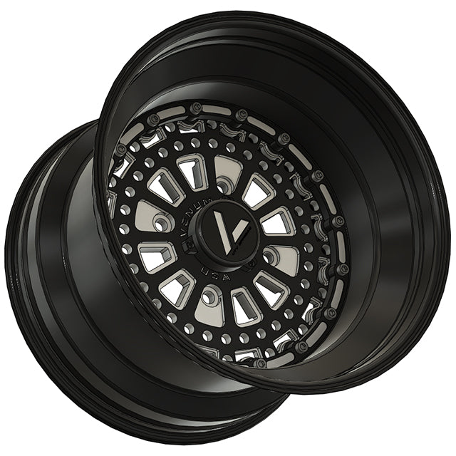 V-7 UTV Wheels Billet Aluminum Lightweight For Can Am Rzr Yxz