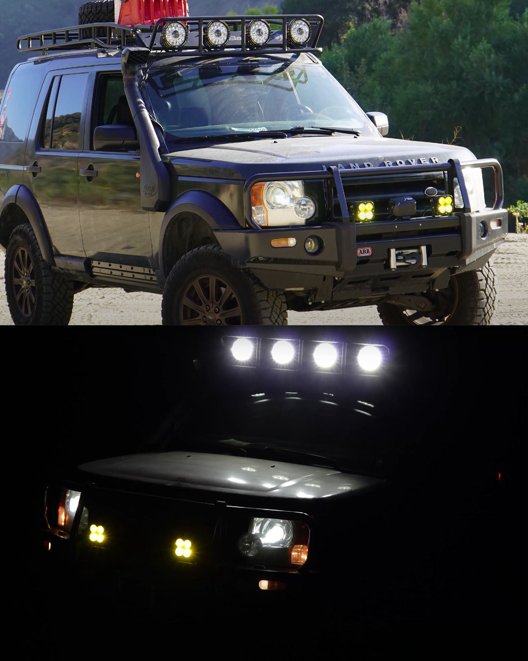 (2pcs/set) 7 Inch 230W 33332LM 360-PRO Series Custom Lens Offroad LED Driving Lights+Amber/Black Covers(Optional) for SUV ATV UTV Jeep Trucks Pickup Boat