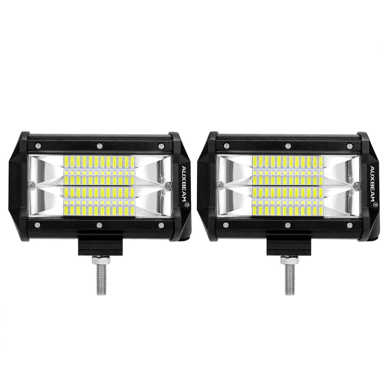 (2pcs/set) Dual Row Straight LED Light Bar for SUV ATV UTV Trucks Pickup Boat