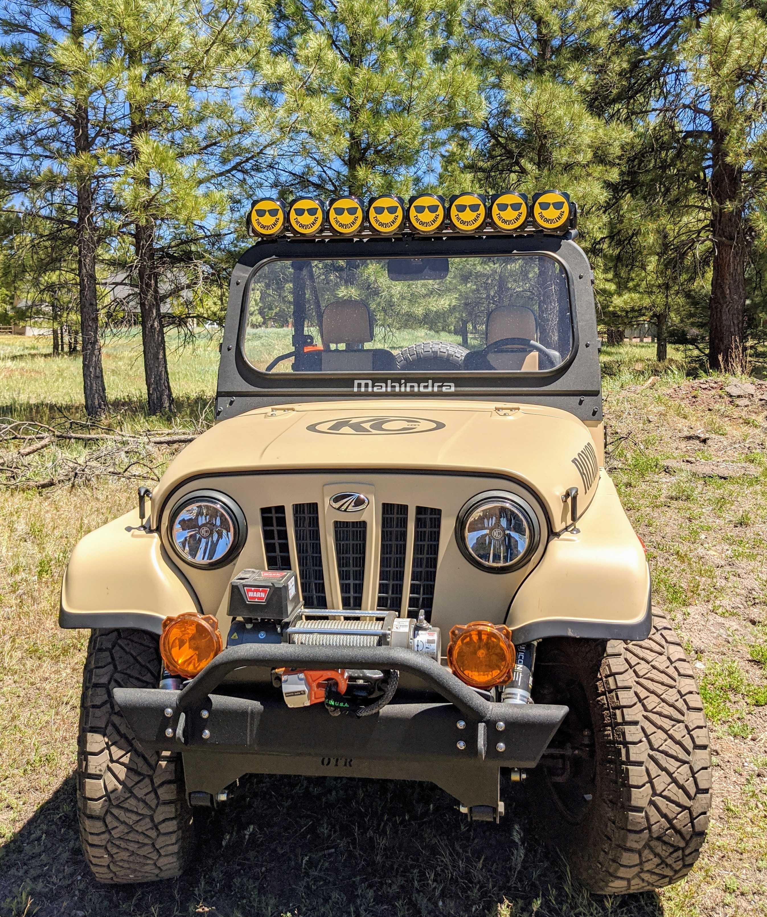 6" Pro6 Gravity® Light cover - Smiley Face Yellow / Black KC Logo - #5114