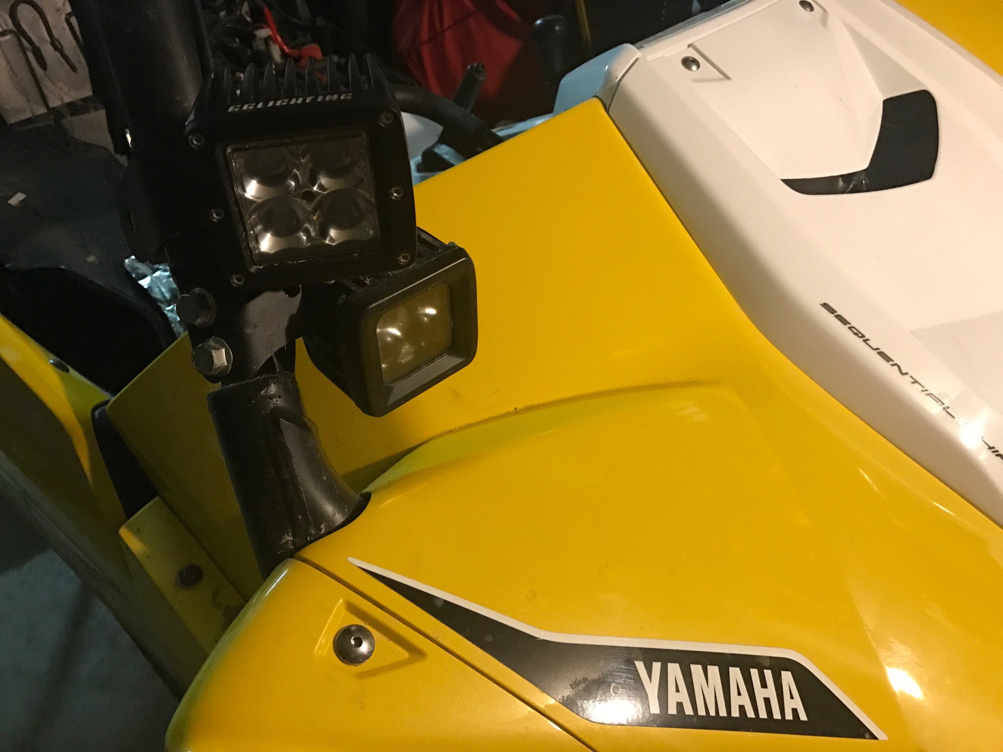 Yamaha YXZ 1000r LED Pod Pillar Mount