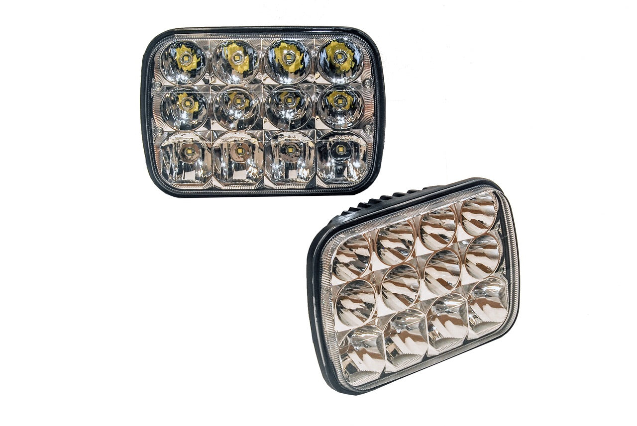 Rectangle Hi & Low Beam Headlight Replacement