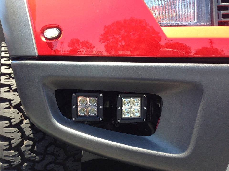 Ford Raptor Fog Light Pod Mounts LED