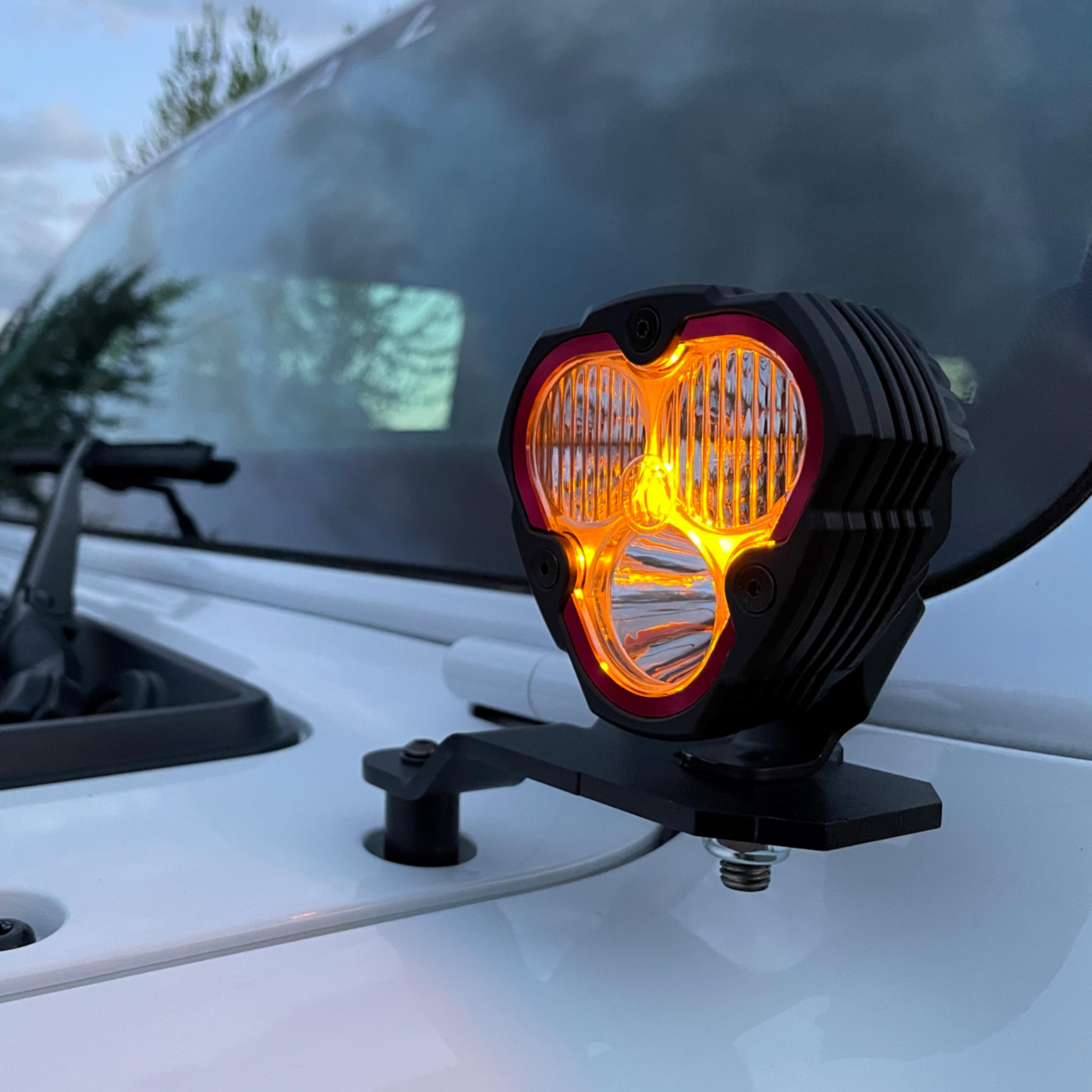 FLEX ERA® 3 - 2-Light System - Pillar Mount - 40W Spot Beam - for 18-24 Jeep JL/JT/4xe - #97128