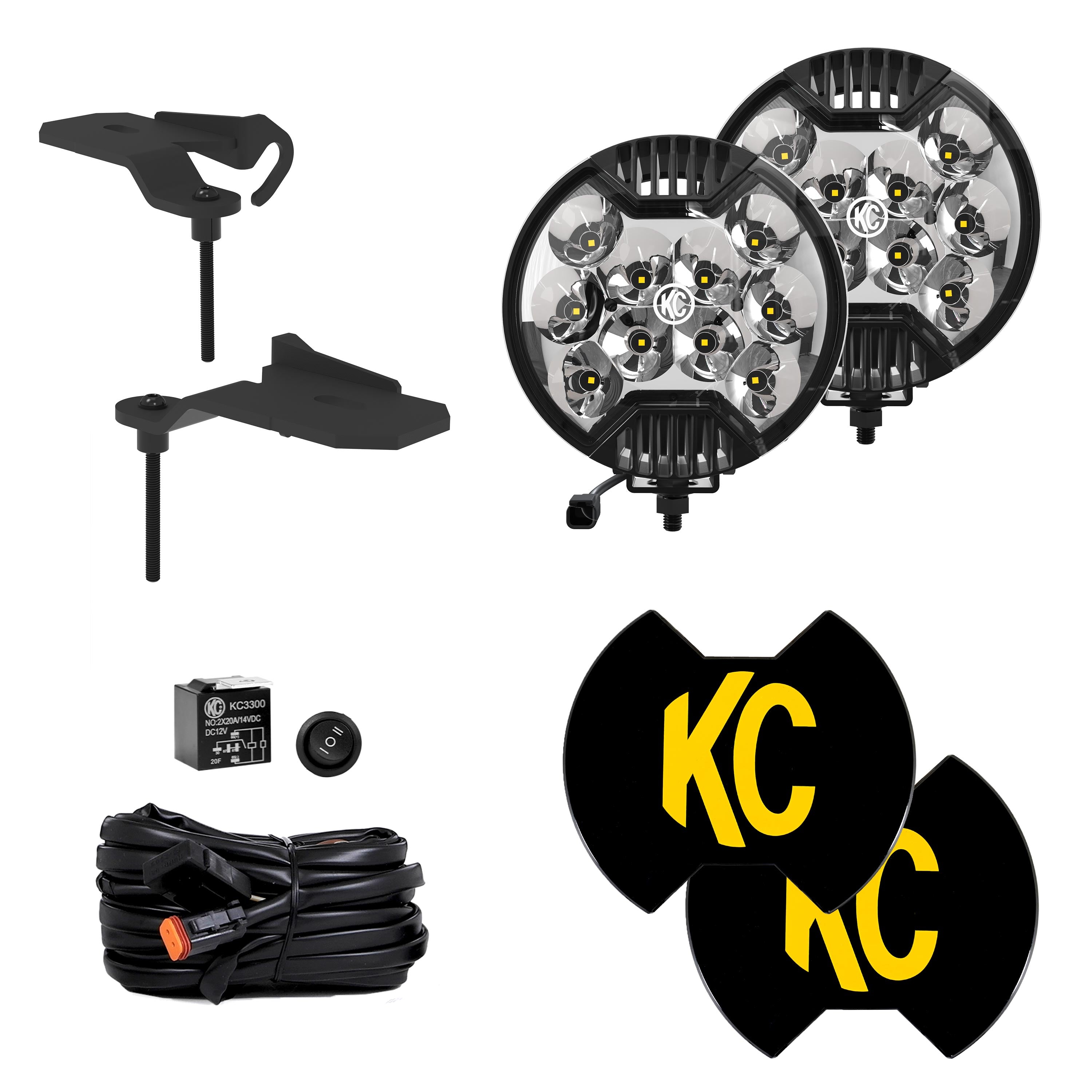 SlimLite® LED - 2-Light System - Ditch Light Kit - for Jeep 392/Mojave - #97167